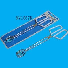 10in FOOD TONG TAG CARD