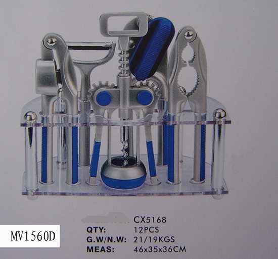 5PCS DIE-CASTING KITCHEN TOOLS and HOLDER