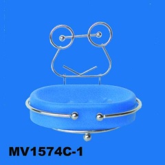 PLASTIC SOAP PLATE METTAL HOLDER style 4