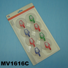 HANG HOOKS with 8PCS CUPULES
