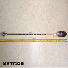 SS COCKTAIL SPOONMIXING SPOON IN POLYBAG