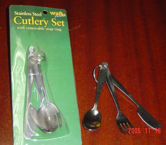 3PCS SS CUTLERY SET style 5