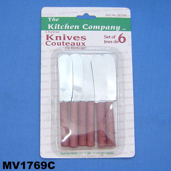 6PCS CHEESE KNIFE SET