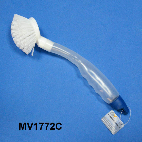 CLEANING BRUSH with PP SOAP DISPENSER Handle