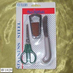 BOTTLE OPENER CHEESE KNIFE SCISSORS