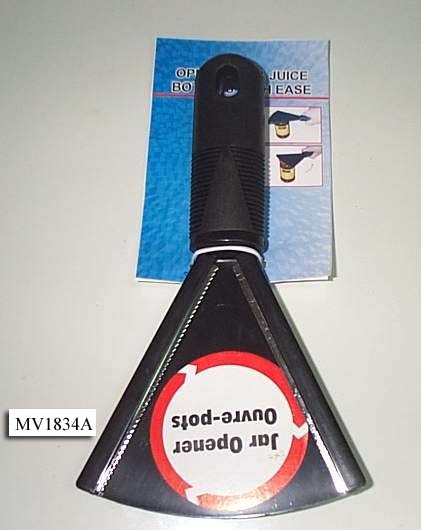 JAR OPENER OUVRE POTS with RUBBER Handle TC