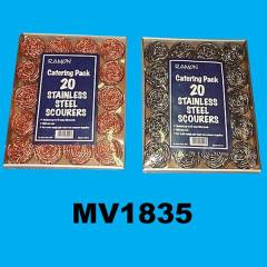 20PCS SCOURER in PVC BAG 12G PC