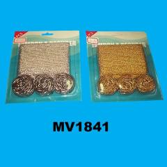 1PC SCOURER CLOTH and 3PCS SS SCOURER