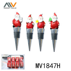 4pcs Christmas Wine Stopper Set