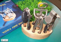 5PCS DIE-CASTING KITCHEN TOOLS and BLOCK SET in CB