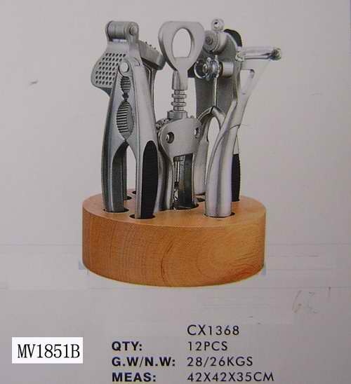5PCS KITCHEN TOOLS and BLOCK SET