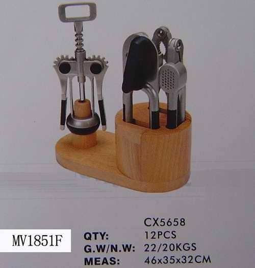 4PCS KITCHEN TOOLS and BLOCK SET style 4
