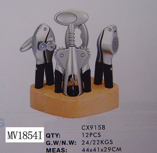 4PCS DIE-CASTING KITCHEN TOOLS and BLOCK SET style 2
