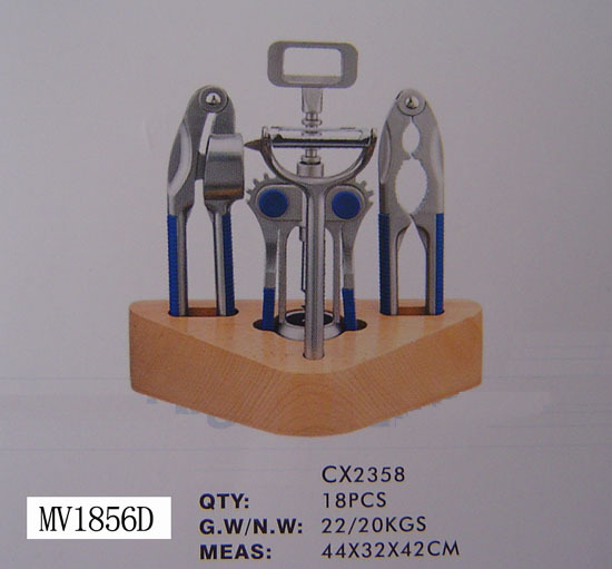 4PCS DIE-CASTING KITCHEN TOOLS and BLOCK SET style 7