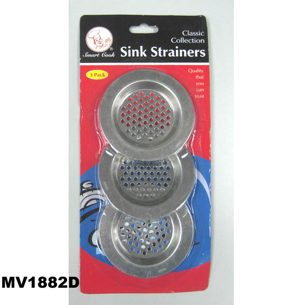 3PCS SS SINK DRAINER SET