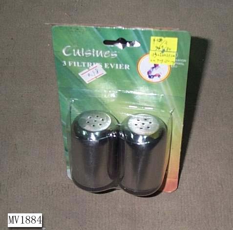 2PCS SS SALT POT