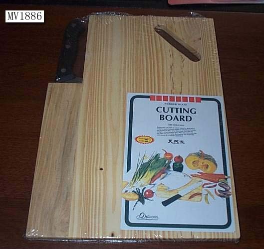 13.5X9.5X0.5CM CUTTING BOARD with KNIFE