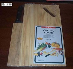13.5X9.5X0.5CM CUTTING BOARD with KNIFE