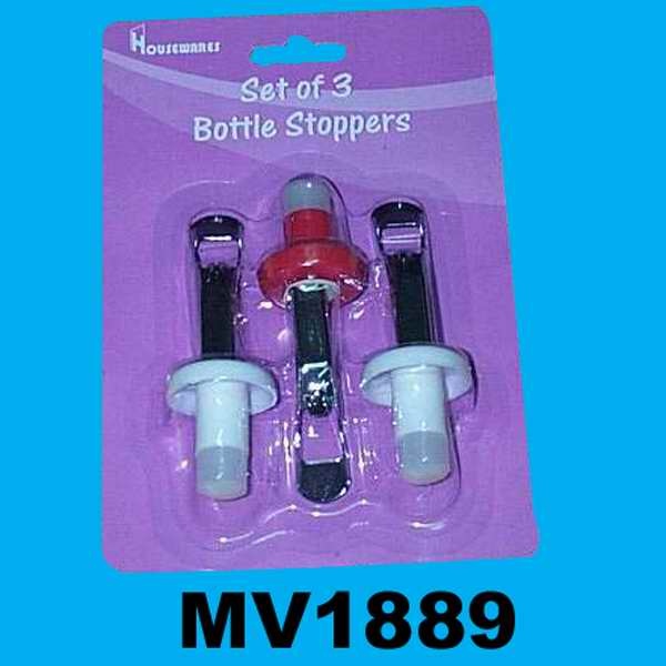 3PCS WINE BOTTLE PLUGAT198