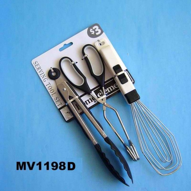 3PCS FOOD TONGS