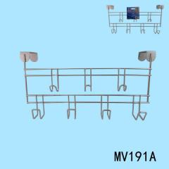 7 HOOKS CLOTH DOOR HANGER CHROME PLATE TC