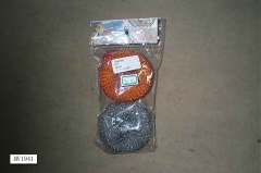 1PC COPPER and 1PC SS CLEANING SCOURER IN OPP BAG