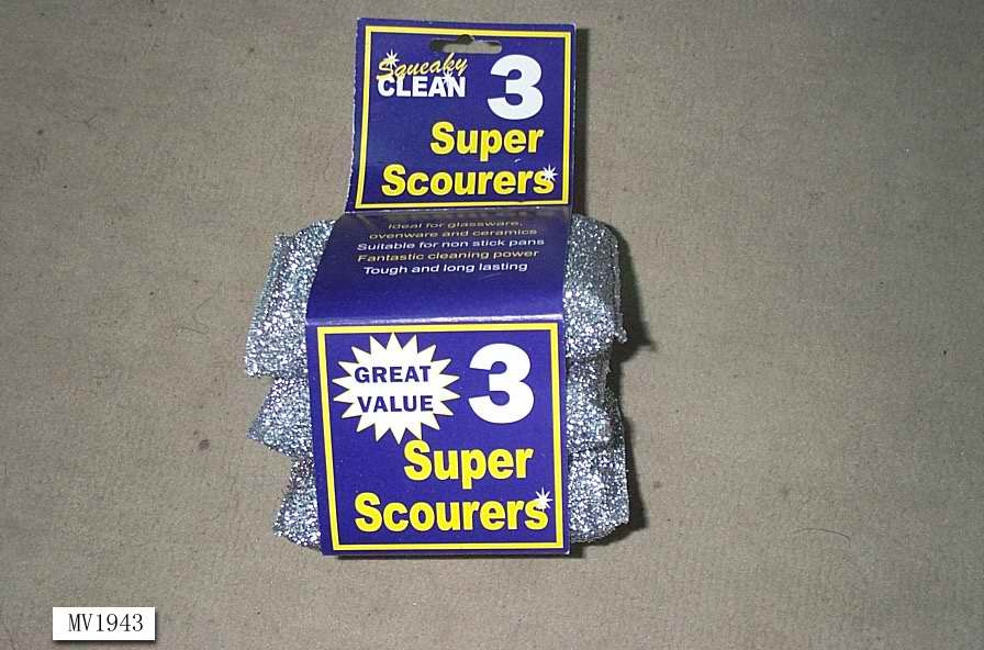3PCS CLEANING SCOURER