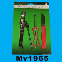 COLOLA CAN OPENER and PEELER and PARING KNIFE