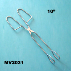 CHROME FOOD TONGS style 3
