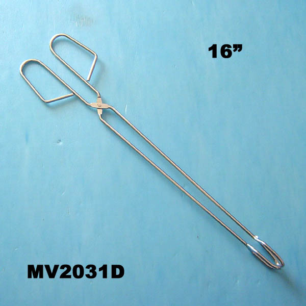 16in CHROME FOOD TONGS