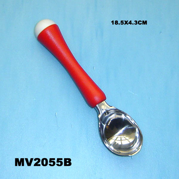 ICE-CREAM SPOON with PLASTIC Handle