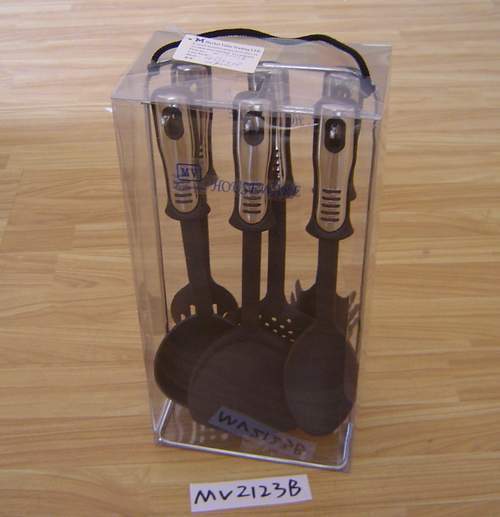 6PCS KETCHEN TOOLS with RACK in PVC BOX