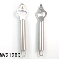 SS BOTTLE OPENER with TUBE Handle HANG TAG