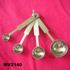 4PCS SS MEASURE SPOON TC