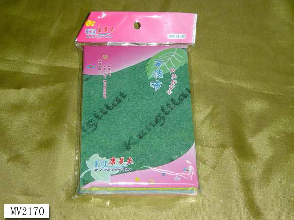 3PC SCOURER in PVC BAG