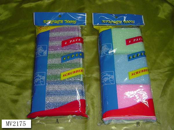 6PCS SCOURER SET