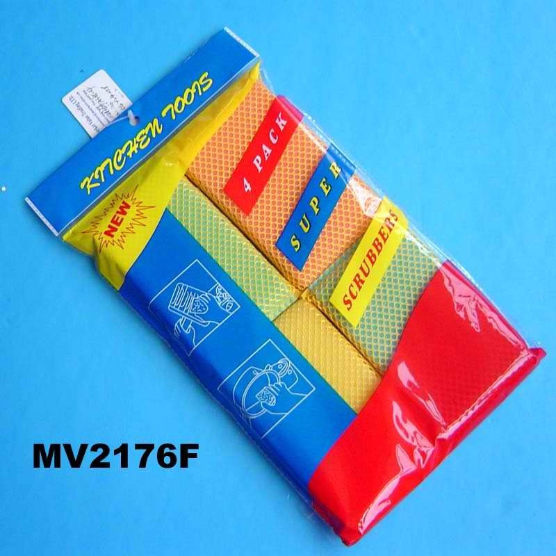 4PCS SCOURER SET in COLOR BAG style 5