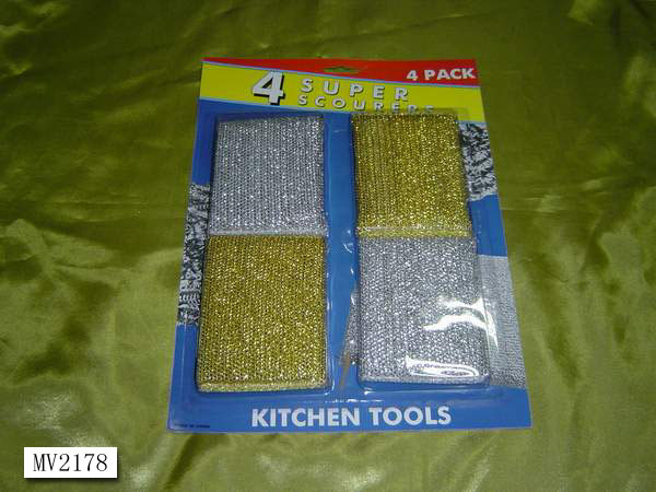 4PCS SCOURER SET