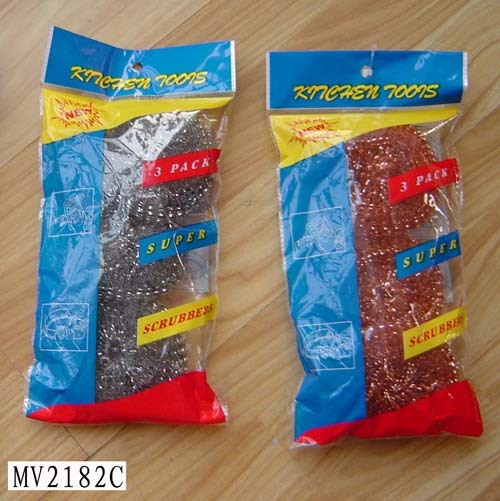 3PCS SCOURER SET in PVC BAG style 3