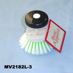 SCRUBBER BRUSH with Liq dispenser IN POLYBAG