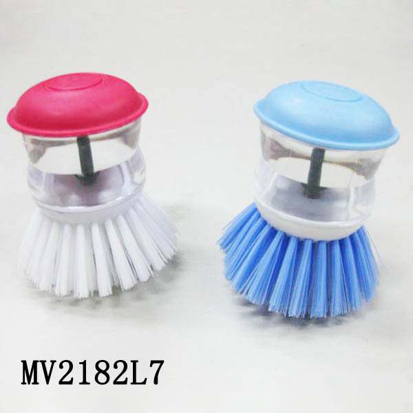 SCRUBBER BRUSH with Liq dispenser with OPP BAG