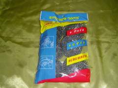 6PCS SCOURERS IN COLOUR BAG style 2