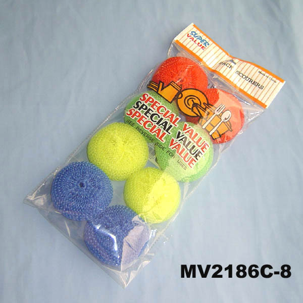 8PCS PLASTIC SCOURER PAD