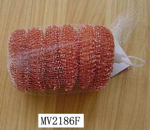 6PCS COPPER CLEANING SCOUER