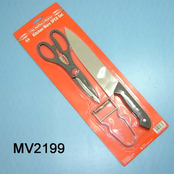 KITCHEN TOOL SET 3PCS with KNIFE