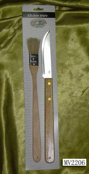 BBQ KNIFE and BRUSH