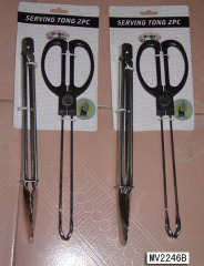 2PCS FOOD TONGS TC 14in
