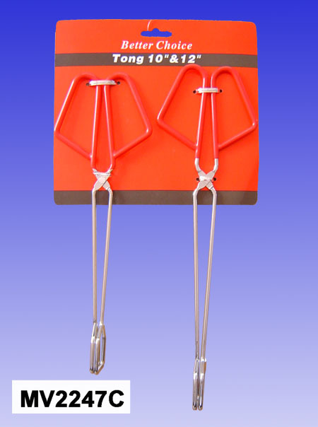 12in with 10in WIRE FOOD TONG