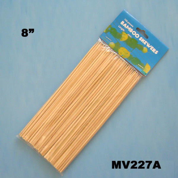 8 inBAMBOO B.B.Q.SKEWERS