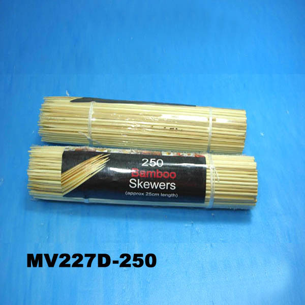 250PCS 8in BAMBOO SKEWERS SHRINK